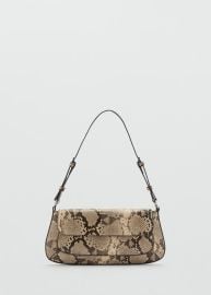 Shoulder bag with strap - at Mango